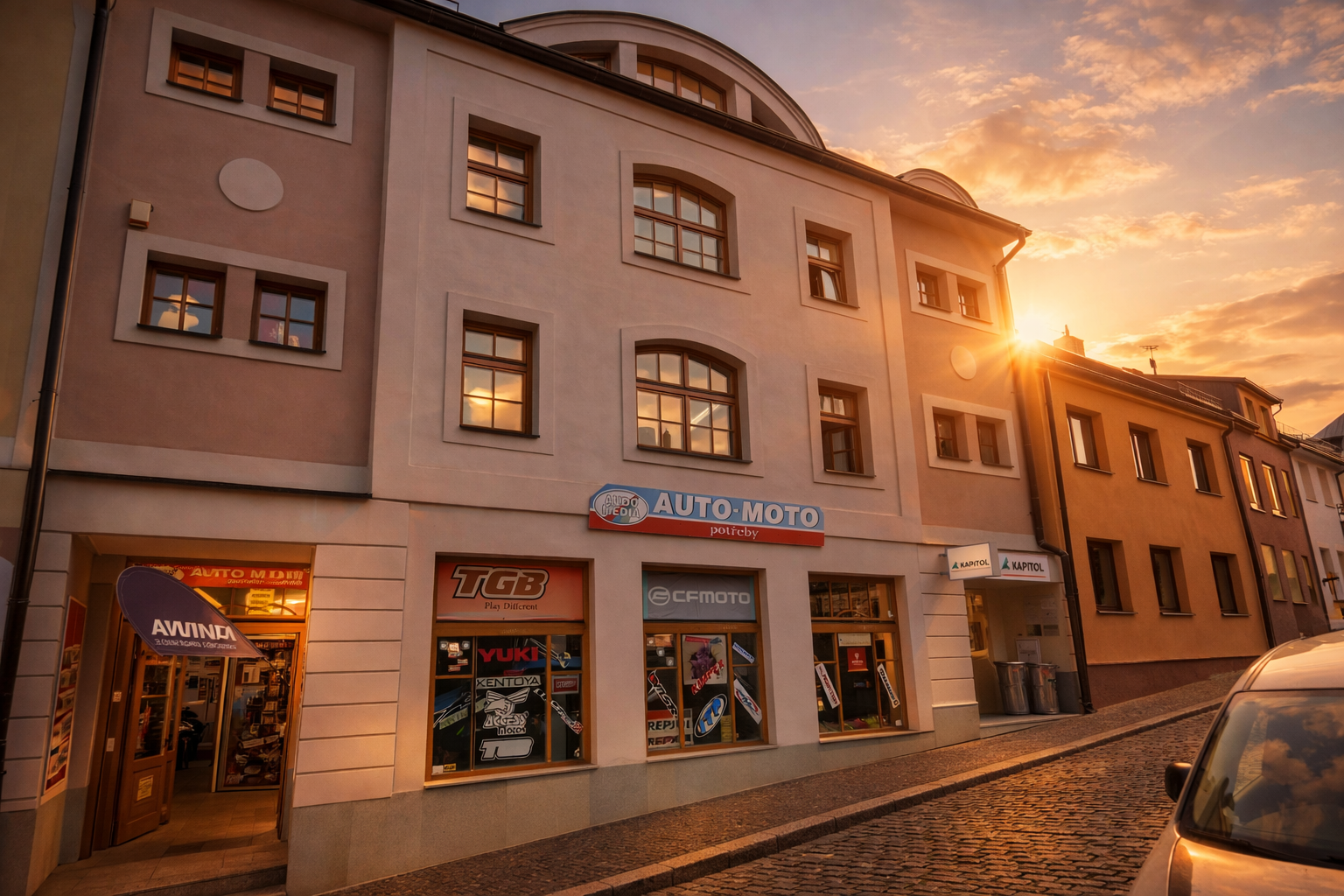 Budova advokátní kanceláře v Příbrami